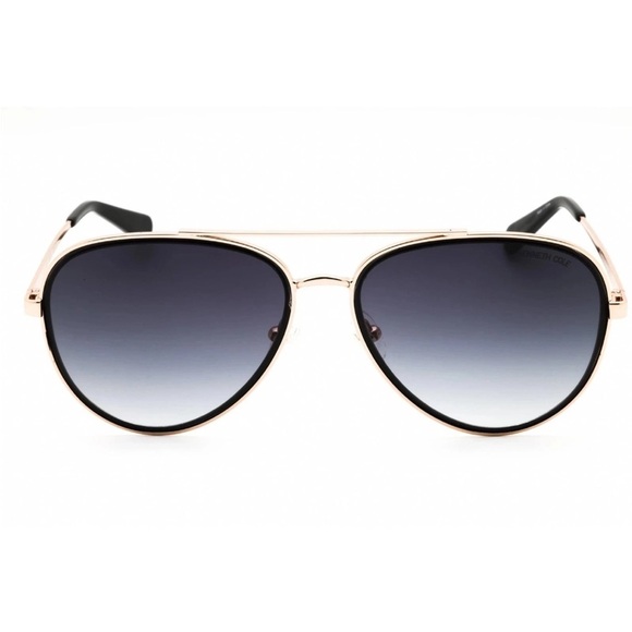 Kenneth Cole Unisex Gold Metal Aviator Sunglasses KC00023 32B NEW main image 6